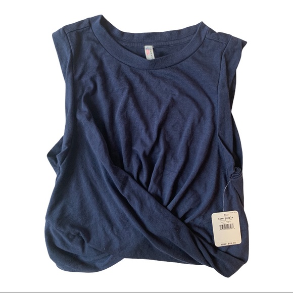 FP Movement Undertow Marfa Nights Blue Crop Tank - Picture 7 of 11